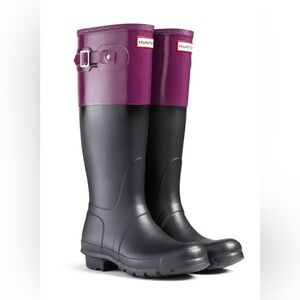 Hunter Original Colorblock Tall Rain Boots